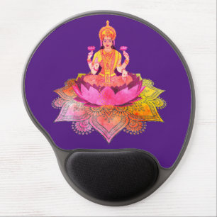 Happy Diwali - Deepalavi Lakshmi Goddess 4 Gel Mouse Pad