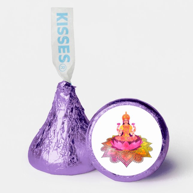 Happy Diwali - Deepalavi Lakshmi Goddess 4 Hershey®'s Kisses® (Front)