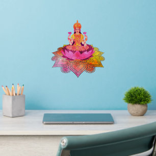 Happy Diwali - Deepalavi Lakshmi Goddess 4 Wall Decal