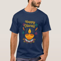 Happy Diwali Festival Design | Diya & Fireworks