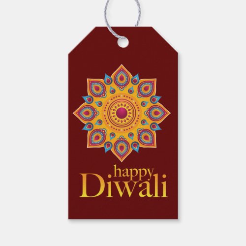 Happy Diwali Festival of Light Gift Tag