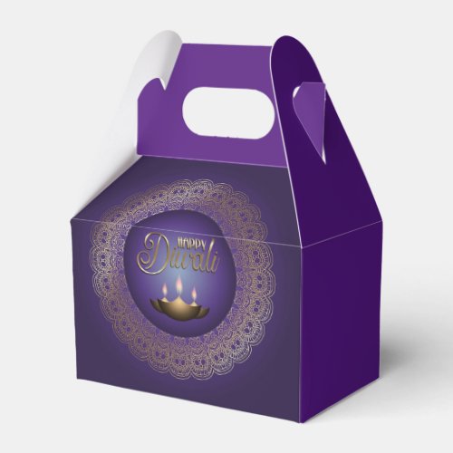 Happy Diwali Festival of Lights Favor Boxes