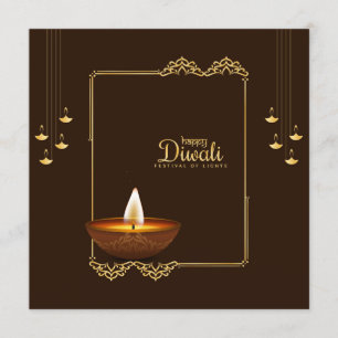 Happy Diwali - Festival of Lights Invitation