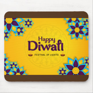 Happy Diwali - Festival of Lights Mouse Pad