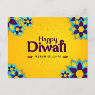 Happy Diwali - Festival of Lights Postcard