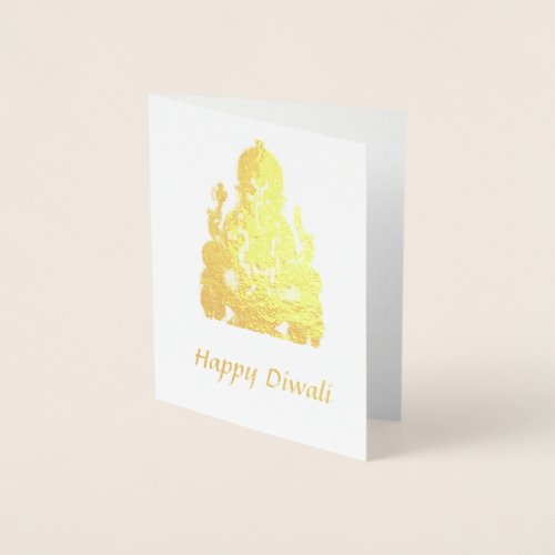 Happy Diwali Foil Card