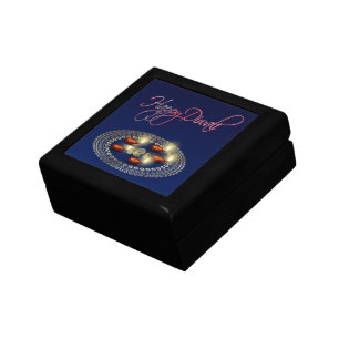 Happy Diwali Ganesha Rangoli - Tile Gift Box