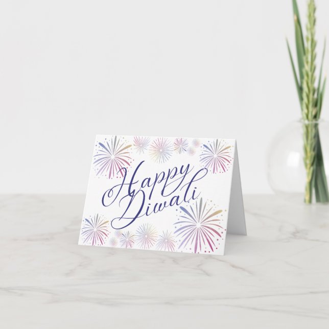 Happy Diwali Greeting Card (Front)