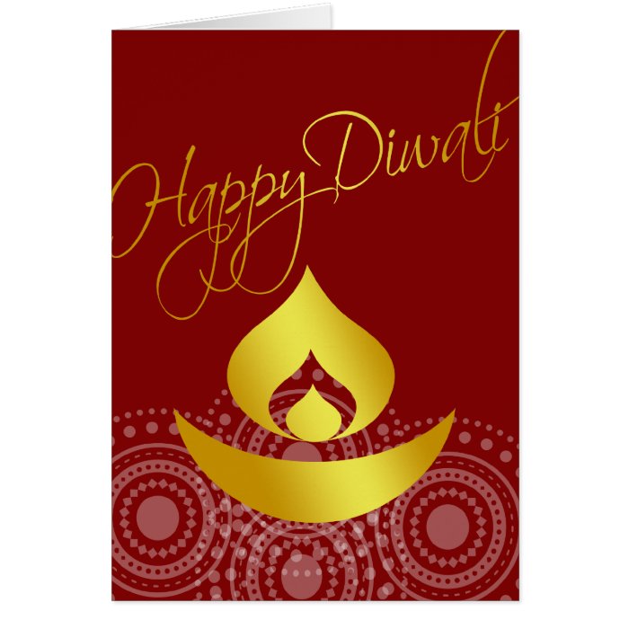 Happy Diwali Greeting Card