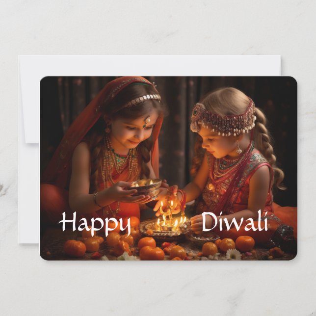 Happy Diwali Holiday Card (Front)