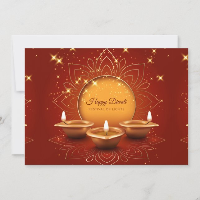 Happy Diwali Holiday Card (Front)