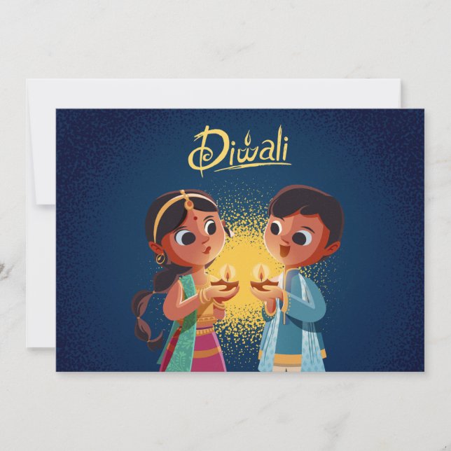 Happy Diwali Holiday Card (Front)