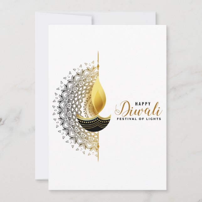 Happy Diwali Holiday Card (Front)