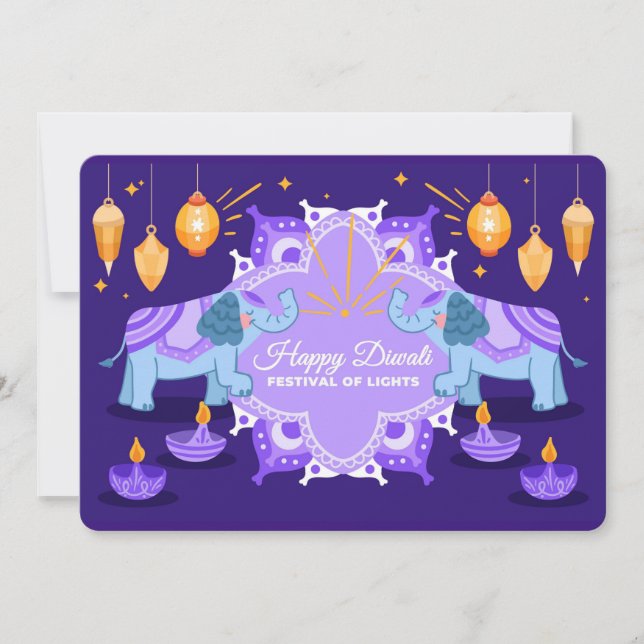 Happy Diwali Holiday Card (Front)