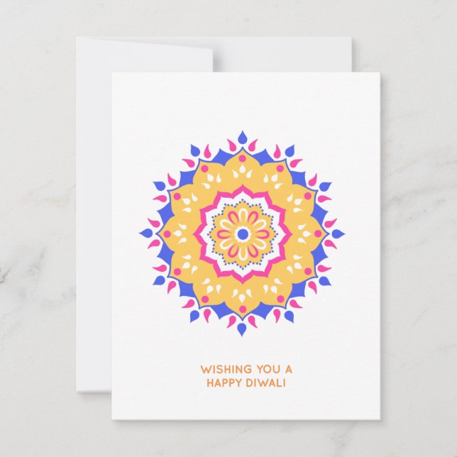 Happy Diwali Holiday Card (Front)