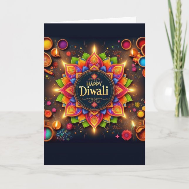 Happy Diwali Holiday Card (Front)