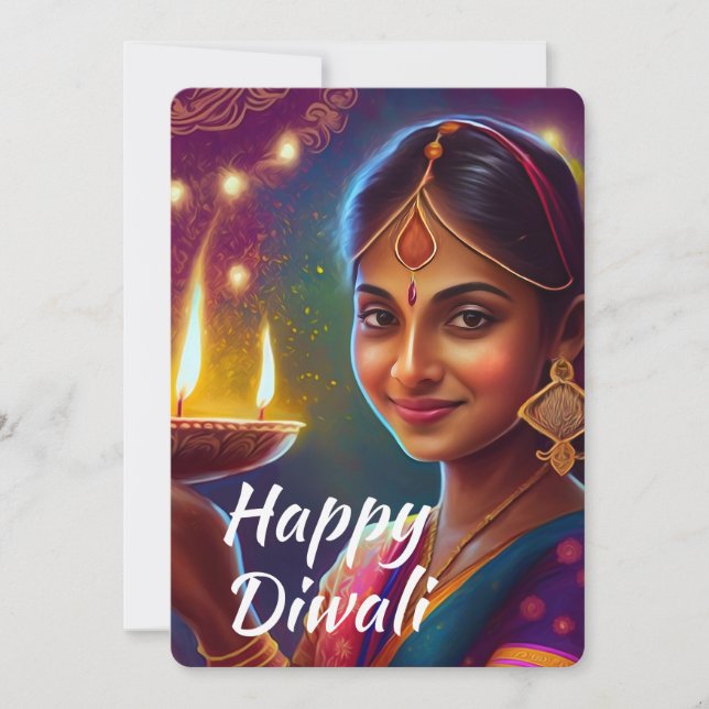 Happy Diwali Holiday Card (Front)