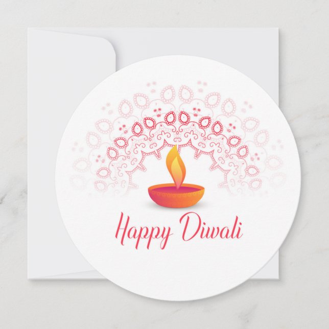 Happy Diwali Holiday Card (Front)