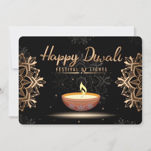 Happy Diwali Holiday Card (Front)