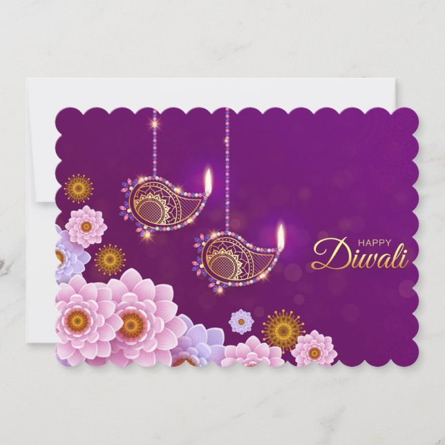 Happy Diwali Holiday Card (Front)