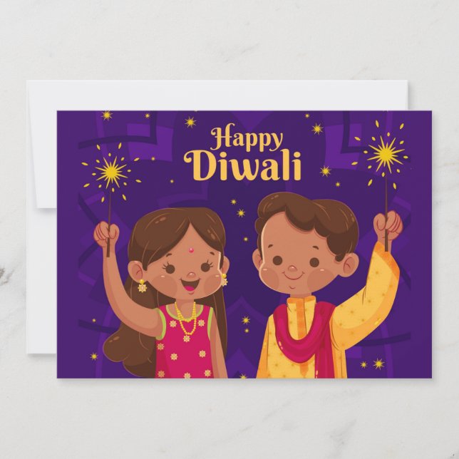 Happy Diwali Holiday Card (Front)