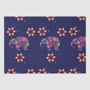 HAPPY DIWALI INDIA INDIAN ELEPHANT MANDALA TISSUE PAPER