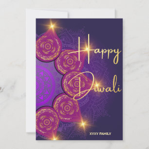 Happy Diwali Indian Festive Holiday Card
