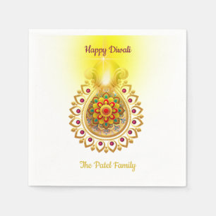  Happy Diwali  Napkins