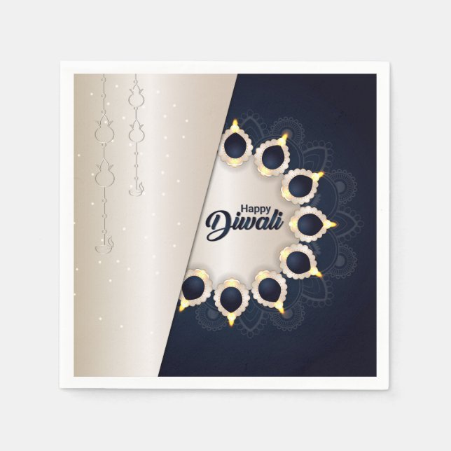 Happy Diwali Napkins (Front)