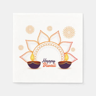 Happy Diwali Napkins