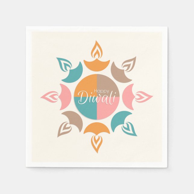 Happy Diwali Napkins (Front)