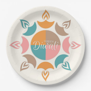 Happy Diwali  Paper Plate