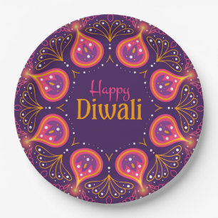 Happy Diwali  Paper Plates