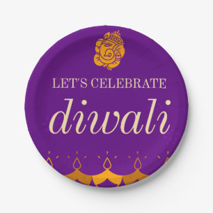 HAPPY DIWALI PARTY PAPER PLATES