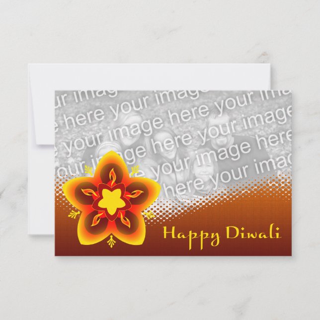 happy diwali photo card (Front)
