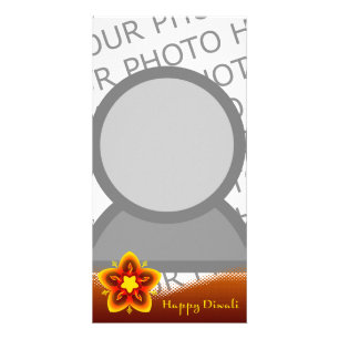 happy diwali photo card