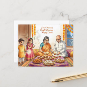 Happy Diwali Postcard