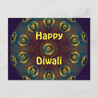 Happy Diwali postcard. Postcard