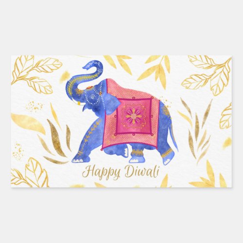 Happy Diwali    Rectangular Sticker