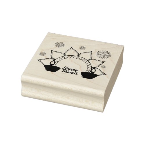 Happy Diwali  Rubber Stamp