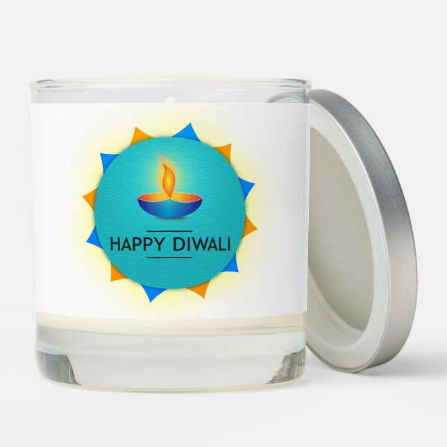 Happy Diwali  Scented Candle (Lid)