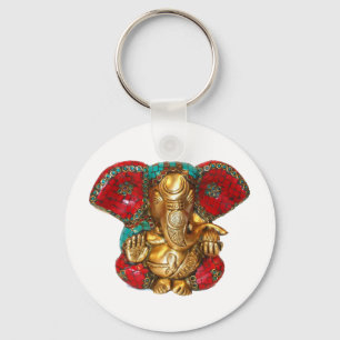 Happy DIWALI -  Thank you GANAPATI Ganesh Keychain