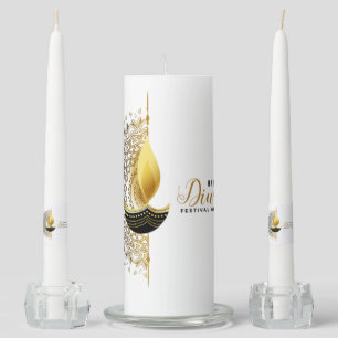 Happy Diwali Unity Candle Set