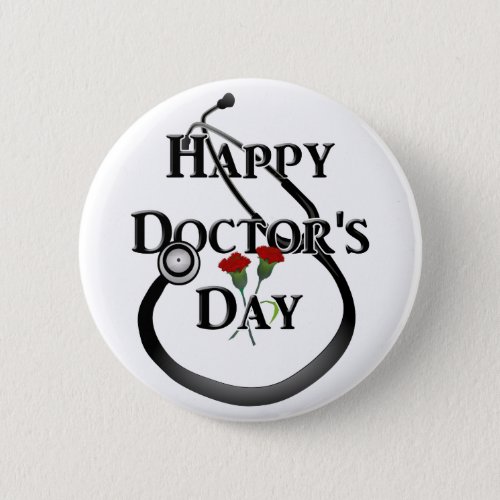 Happy Doctors Day Button