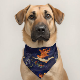 Happy Dog, add text, Pet Bandana Collar