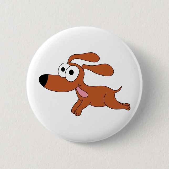 Happy Dog Button (Front)