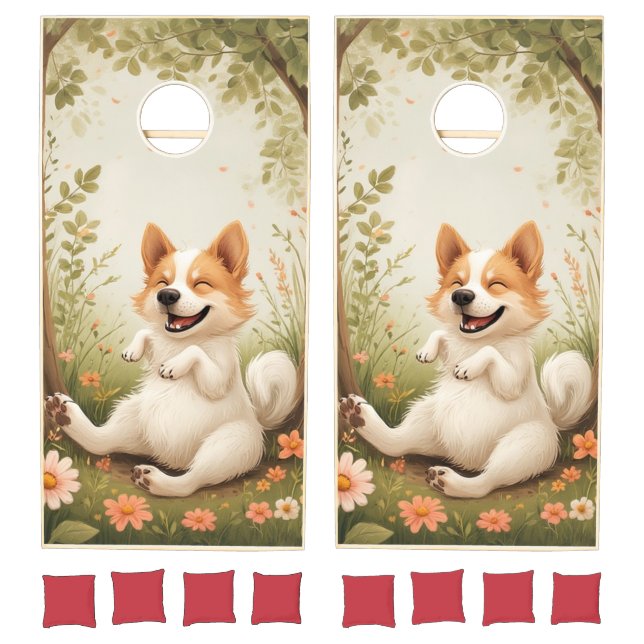 Happy Dog  Cornhole Set (Set)