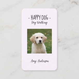 - Happy Dog - Dog Walking Business Card