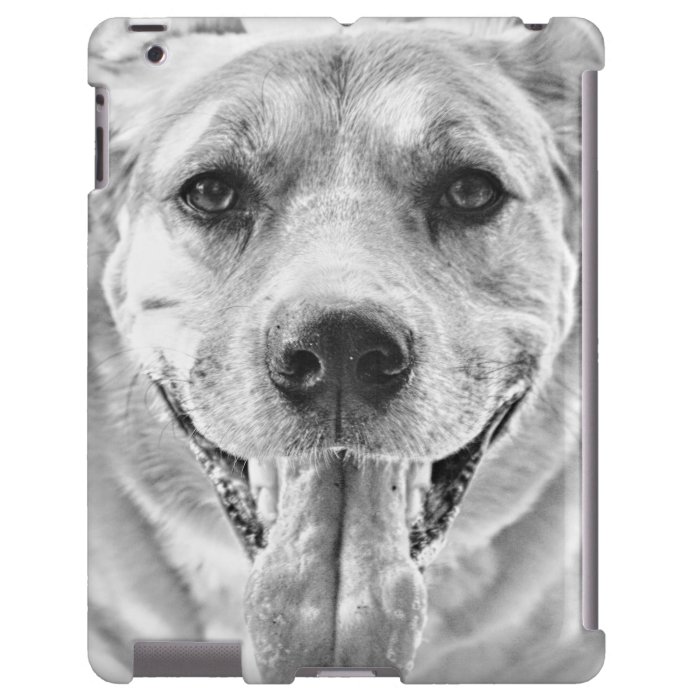 Happy Dog face iPad Case