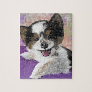 Happy Dog Face Jigsaw Puzzle